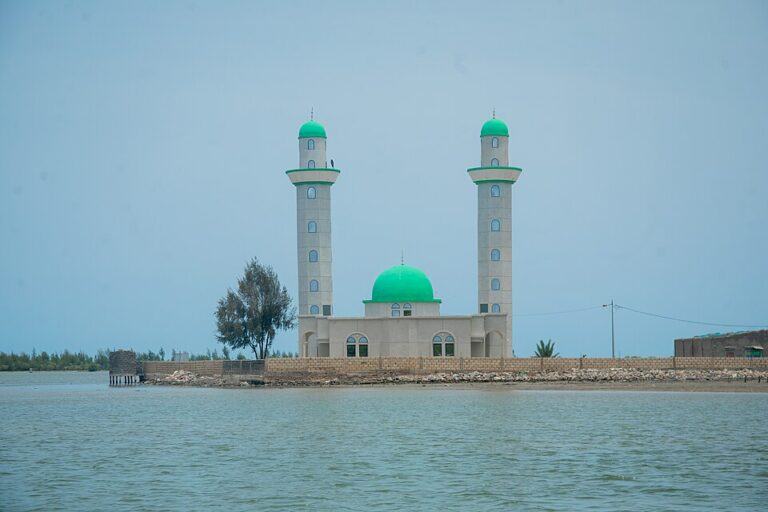 mosquée ile Fadiouth coquillages